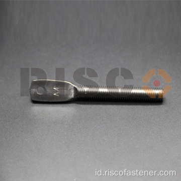 304 316 Baut Kepala Datar Stainless Steel